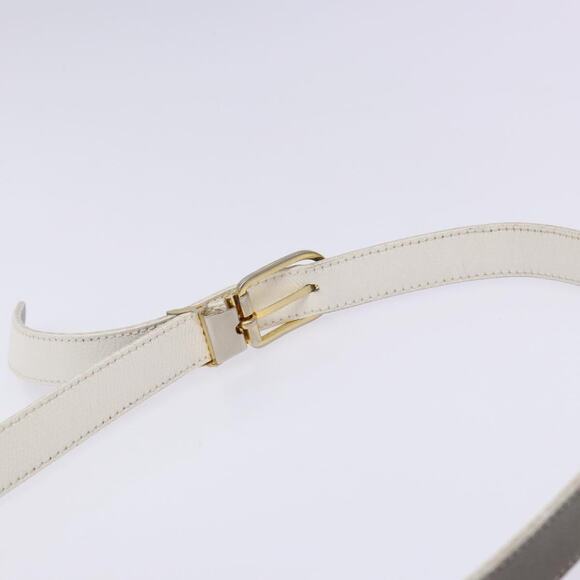 DIOR Honeycomb Canvas Shoulder Bag Pvc White Gold - Picture 8 of 13